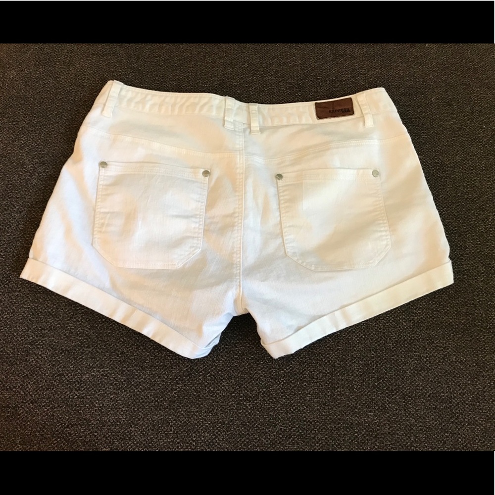 Express White Shorts